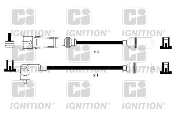 QUINTON HAZELL Sytytysjohtosarja XC1142